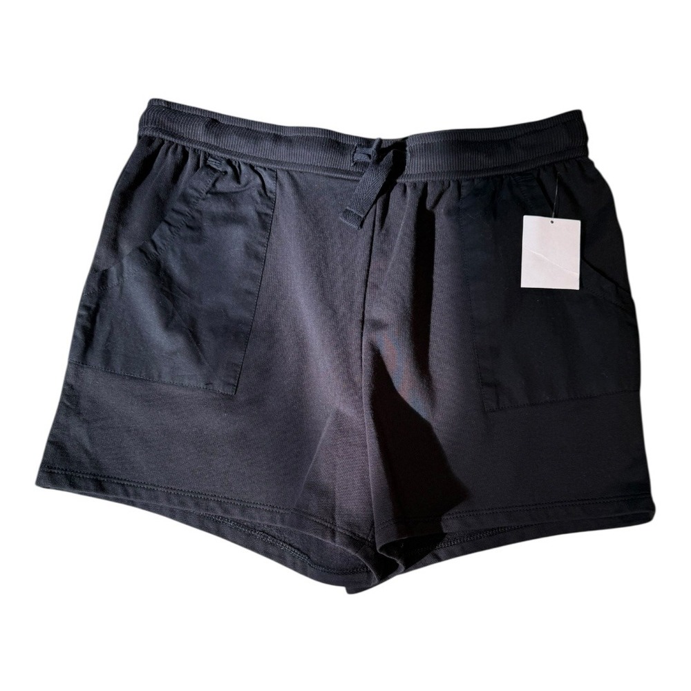 Z by Zella Girls Activewear‎ Shorts Knit Drawstring Pockets Black XL NWT